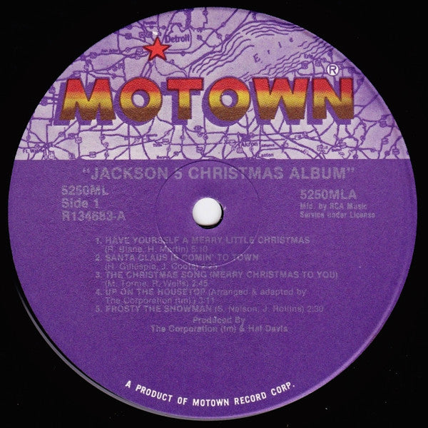 The Jackson 5 : Jackson 5 Christmas Album (LP, Album, Club, RE, RCA)