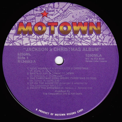 The Jackson 5 : Jackson 5 Christmas Album (LP, Album, Club, RE, RCA)