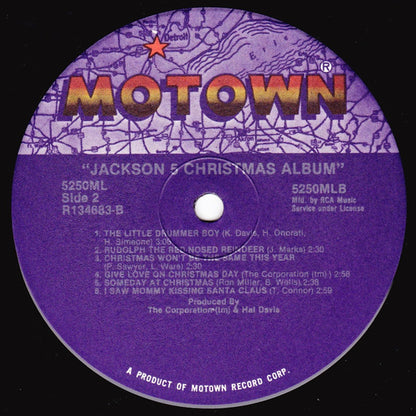 The Jackson 5 : Jackson 5 Christmas Album (LP, Album, Club, RE, RCA)