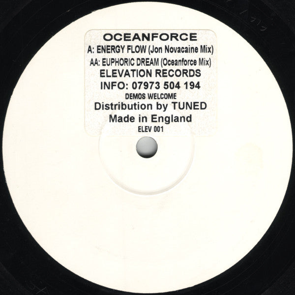 Oceanforce : Energy Flow / Euphoric Dream (12", W/Lbl, Sti)