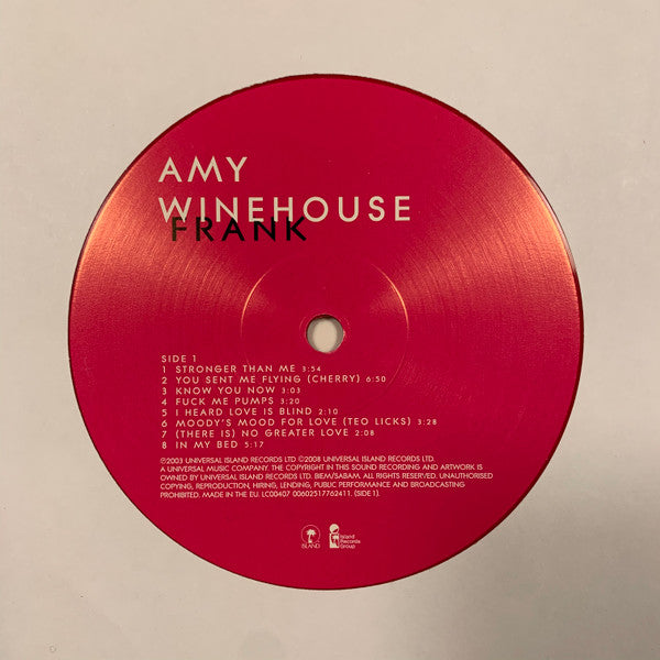 Amy Winehouse : Frank (LP, Album, Ltd, RE, RM, Pin)