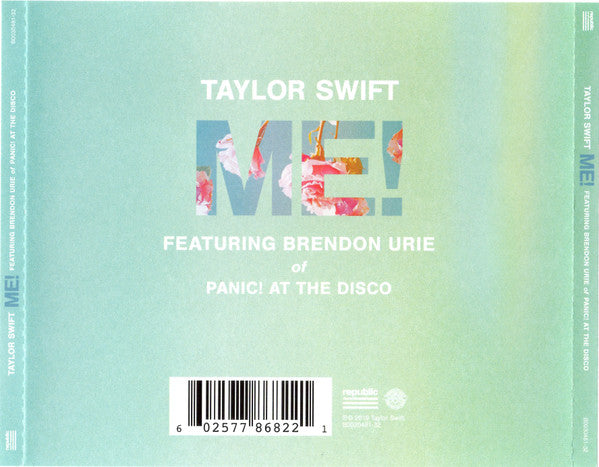 Taylor Swift Featuring Brendon Urie : Me! (CD, Single)