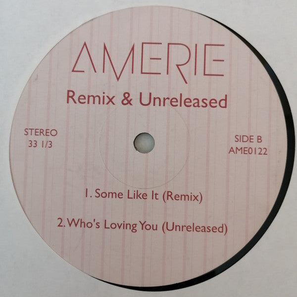 Amerie : Remix & Unreleased (12", Single, Unofficial)