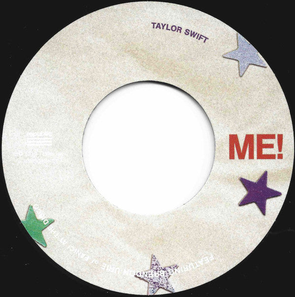 Taylor Swift Featuring Brendon Urie : Me! (7", Single, Ltd)
