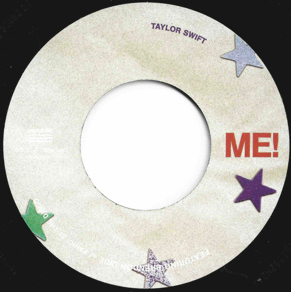 Taylor Swift Featuring Brendon Urie : Me! (7", Single, Ltd)
