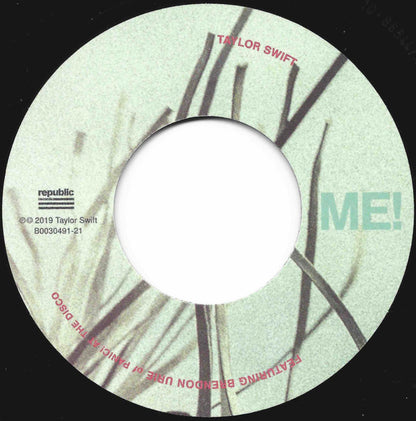 Taylor Swift Featuring Brendon Urie : Me! (7", Single, Ltd)