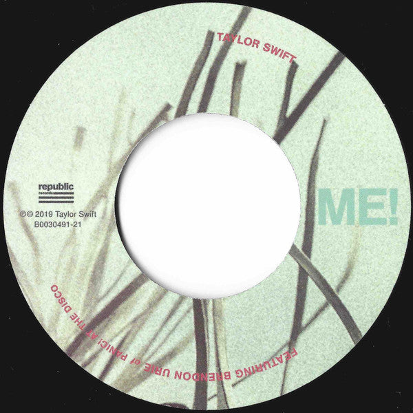 Taylor Swift Featuring Brendon Urie : Me! (7", Single, Ltd)