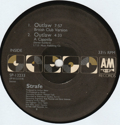 Strafe : Outlaw (12")