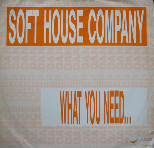 Soft House Company : What You Need... (12", Whi)