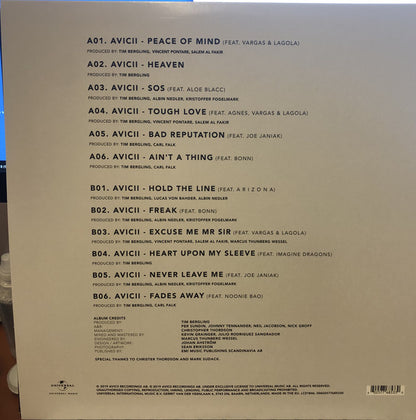 Avicii : Tim (LP, Album, Gat)