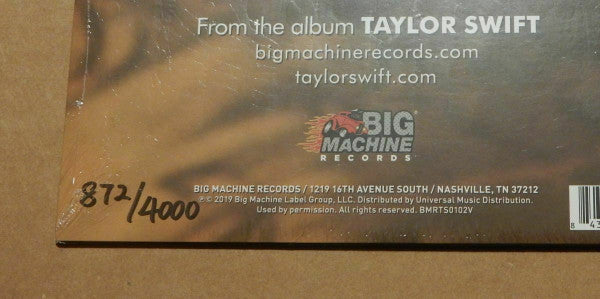 Taylor Swift : Teardrops On My Guitar (7", Single, Ltd, Num, Min)