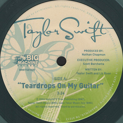 Taylor Swift : Teardrops On My Guitar (7", Single, Ltd, Num, Min)