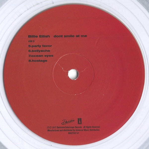 Billie Eilish : Dont Smile At Me (12", EP, Ltd, Cle)