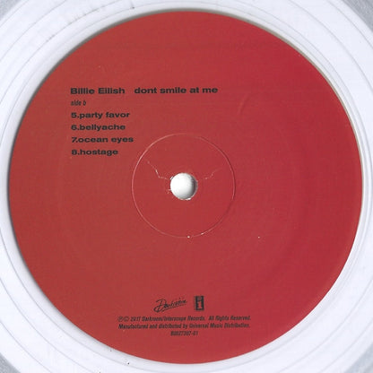 Billie Eilish : Dont Smile At Me (12", EP, Ltd, Cle)