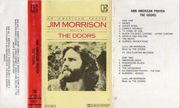 Jim Morrison, The Doors : An American Prayer (Cass, Album, RE)