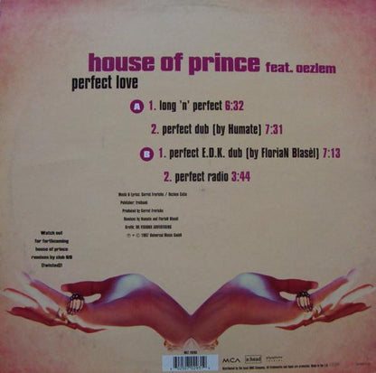 House Of Prince Feat. Oezlem : Perfect Love (12")