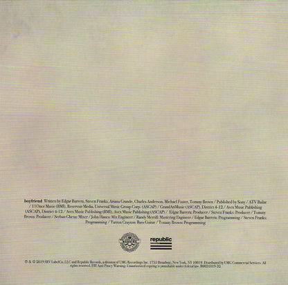 Ariana Grande & Social House : Boyfriend (CD, Single, Ltd)