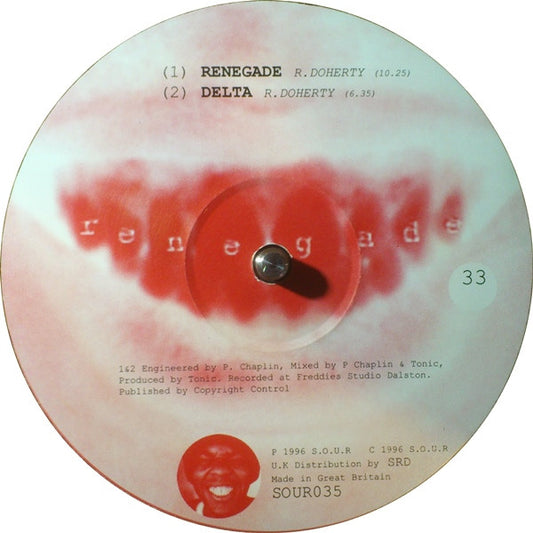 Tonic : Renegade / Delta (12")