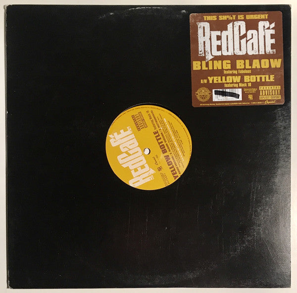 RedCafé* : Bling Blaow B/W Yellow Bottle (12", Single)