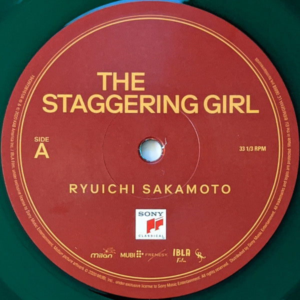Ryuichi Sakamoto : The Staggering Girl (LP, Album, Gre)