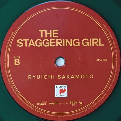 Ryuichi Sakamoto : The Staggering Girl (LP, Album, Gre)