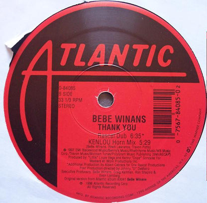 BeBe Winans : Thank You (12")