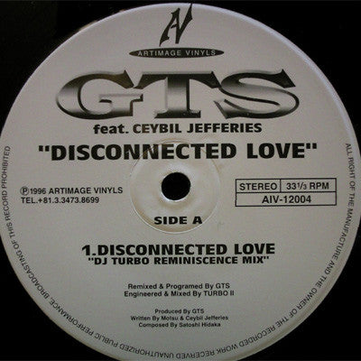 GTS Feat. Ceybil Jefferies : Disconnected Love (12")