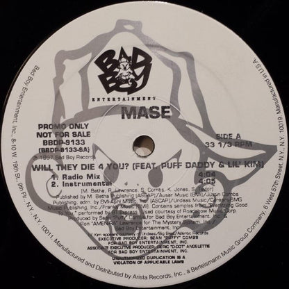 Mase : Will They Die 4 You? (12", Single, Promo)