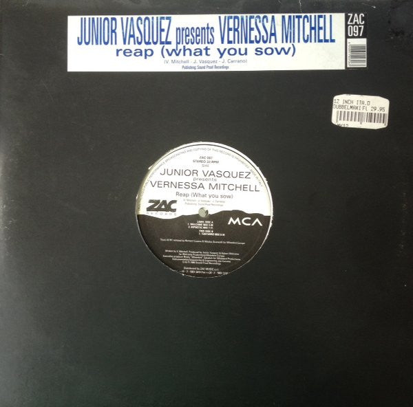 Junior Vasquez Presents Vernessa Mitchell : Reap (What You Sow) (2x12")
