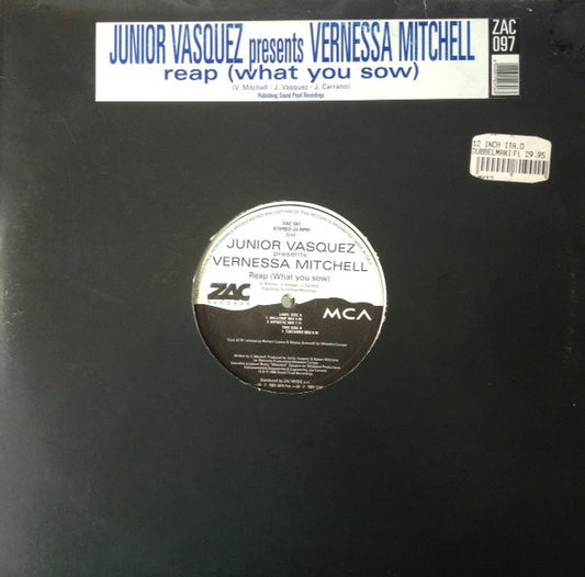 Junior Vasquez Presents Vernessa Mitchell : Reap (What You Sow) (2x12")