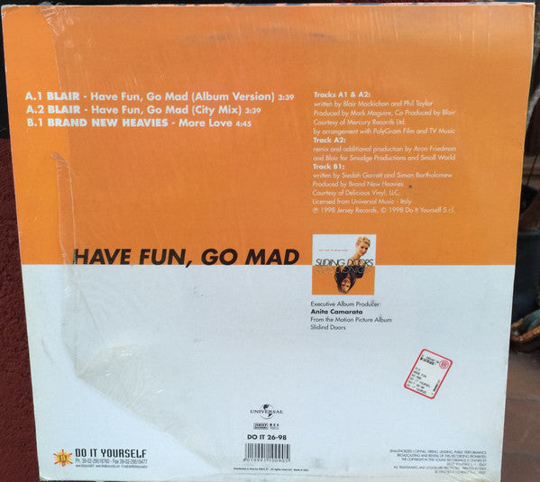 Blair / The Brand New Heavies : Have Fun, Go Mad (12", Single)