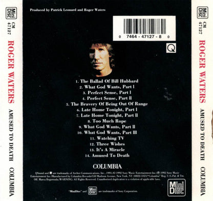 Roger Waters : Amused To Death (MD, Album, QSo)