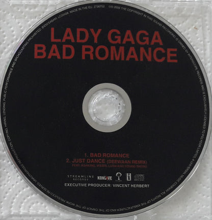 Lady Gaga : Bad Romance (CD, Single)