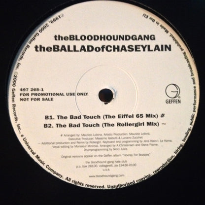 Bloodhound Gang : The Ballad Of Chasey Lain (12", Promo)