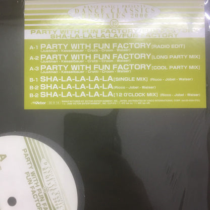 Fun Factory : Party With Fun Factory / Sha-La-La-La-La (12", Maxi)