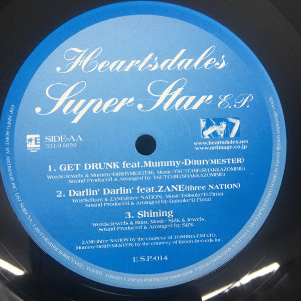 Heartsdales : Super Star E.P. (12")