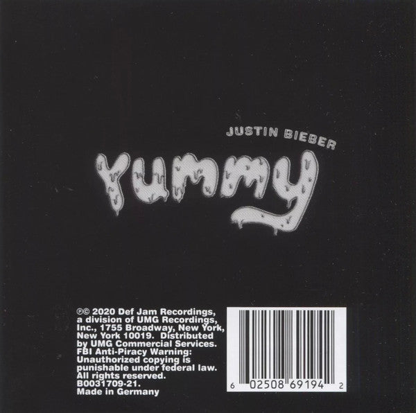 Justin Bieber : Yummy (7", S/Sided, Single, Ltd, Pic)