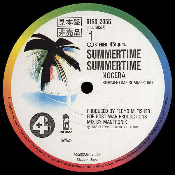 Nocera : Summertime Summertime (12", Promo)