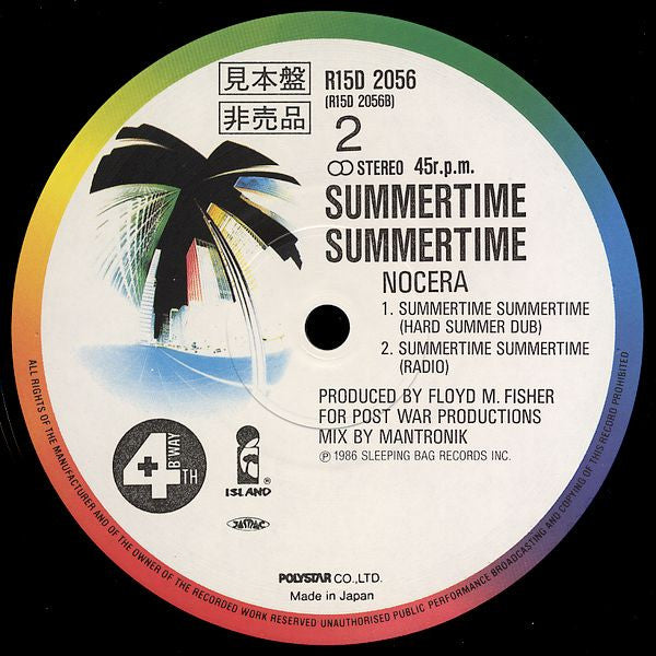 Nocera : Summertime Summertime (12", Promo)