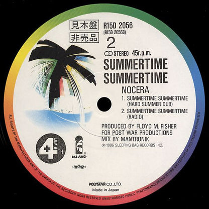 Nocera : Summertime Summertime (12", Promo)