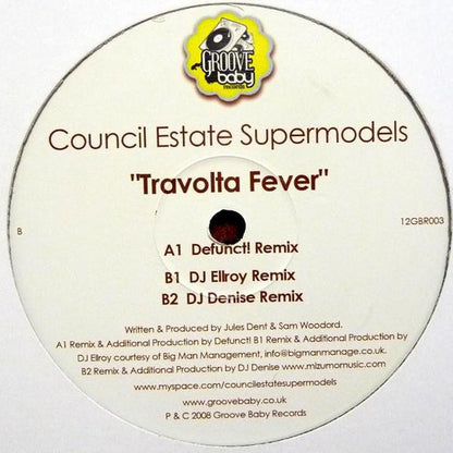 Council Estate Supermodels : Travolta Fever (12")