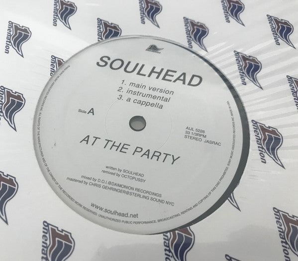 Soulhead : At The Party / At The Party Remix (12")