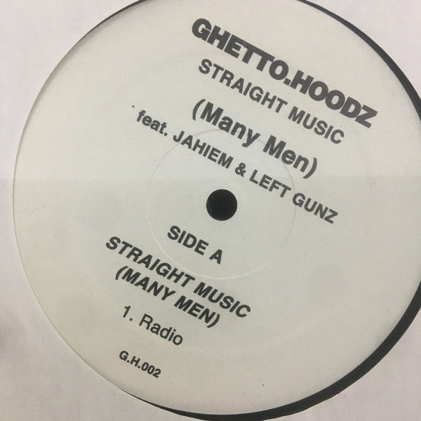 Ghetto.hoodz : Straight Music (12", W/Lbl)