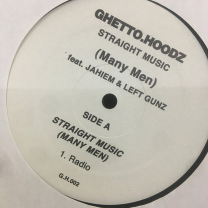 Ghetto.hoodz : Straight Music (12", W/Lbl)