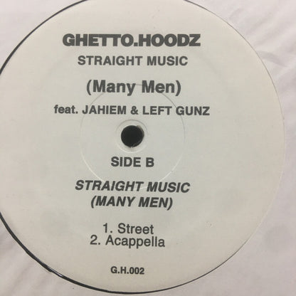 Ghetto.hoodz : Straight Music (12", W/Lbl)