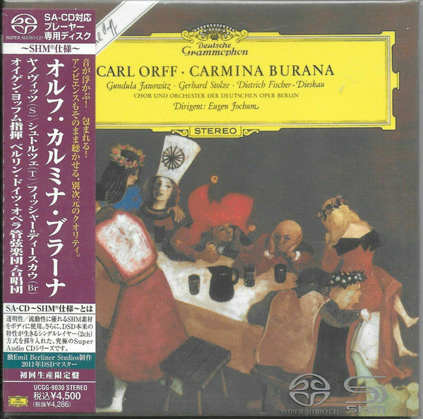 Carl Orff • Gundula Janowitz • Gerhard Stolze • Dietrich Fischer-Dieskau, Chor* Und Orchester Der Deutschen Oper Berlin , Dirigent Eugen Jochum : Carmina Burana (SACD, Album, Ltd, RE, RM, SHM)