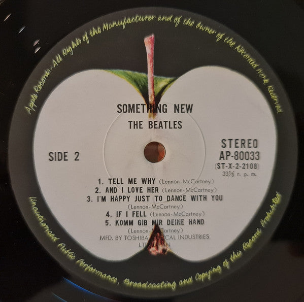 The Beatles : Something New (LP, Album, RE, Gat)