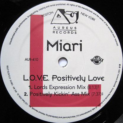 Miari : L.O.V.E. Positively Love (2x12")