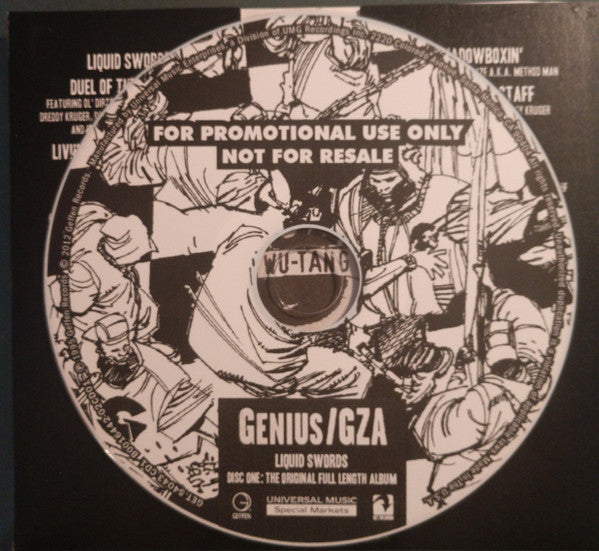 The Genius / GZA : Liquid Swords (The Chess Box) (Box, Promo + CDr, Album, RE + CDr, Album)
