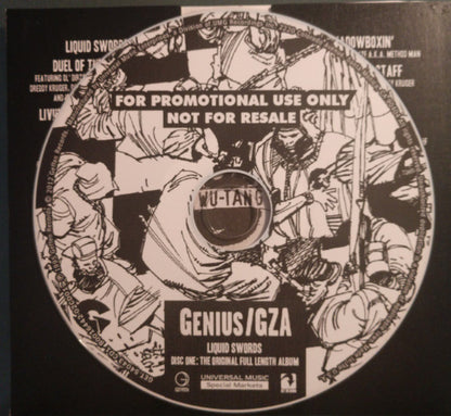 The Genius / GZA : Liquid Swords (The Chess Box) (Box, Promo + CDr, Album, RE + CDr, Album)